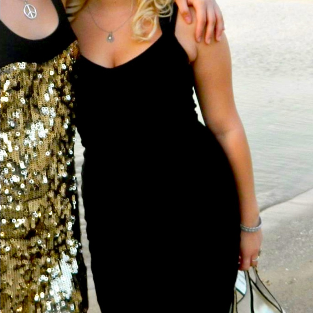 Little Black Bandaid Dress